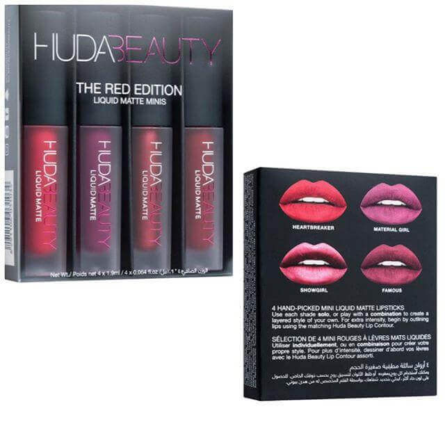 Huda Beauty - Liquid Matte Minis (The Red Edition)