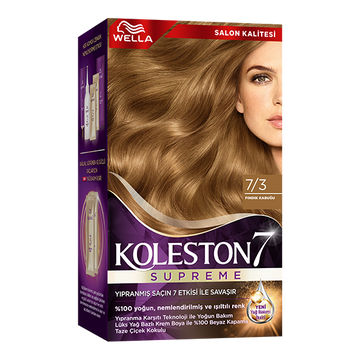 Wella Koleston 7 Supreme Hair Dye 7/3 Hazelnut Shell