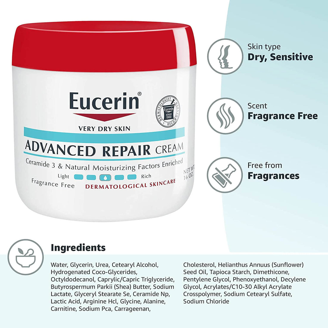 Eucerin Advanced Repair Cream 440g