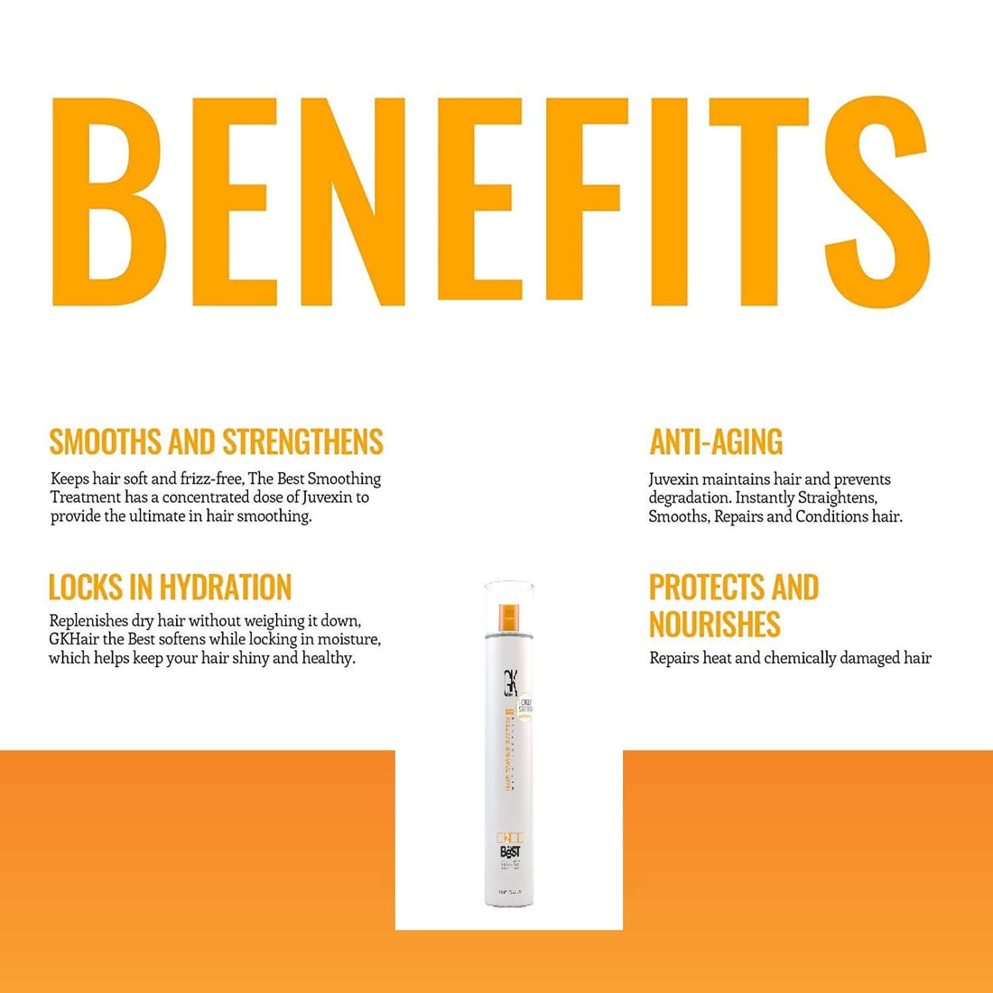 GK Hair Taming System The Best 2 Hair Treatment 1000 ml