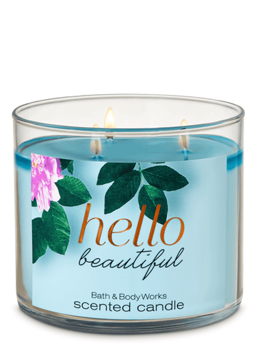 Bath & Body Works Hello Beautiful 3-Wick Candle