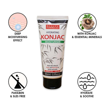 Beauty Formulas Konjac Moisturiser 100Ml