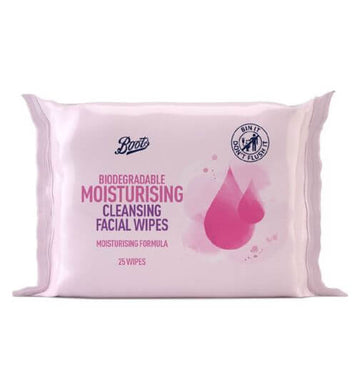 Boots Biodegradable Moisturising Cleansing Wipes