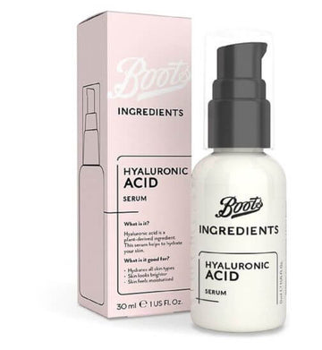 Boots Ingredients Hyaluronic Acid Serum 30ml