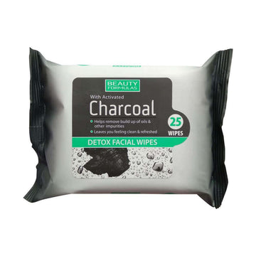 Beauty Formulas Charcoal Facial Wipes