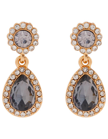 Accessorize Christmas Gem Short Drop Earrings