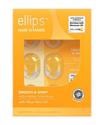 ELLIPS Hair Vitamin Treatment Serum For Smooth & Shiny Hairs 12 Capsule