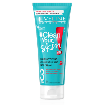 Eveline Clean Your Skin Light Mattifying & Moisturizing Face Cream 75ml