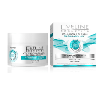 Eveline Collagen & Elastin 3D Anti-Wrinkle Day & Night Cream 50ml