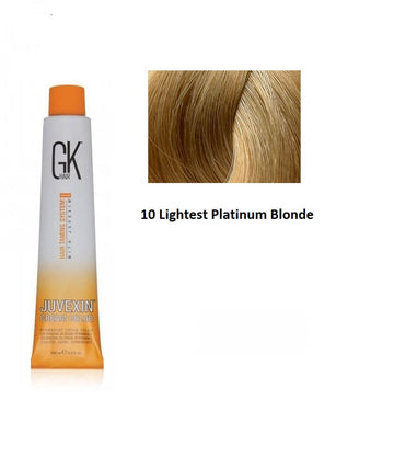 GK Hair Color 10 Lightest Platinum Blonde 100 ml