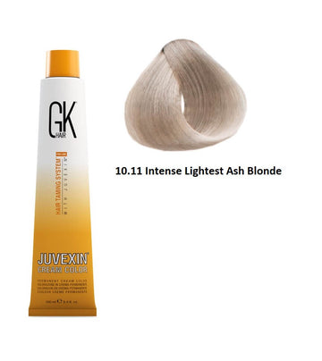 GK Hair Color 10.11 Intense Lightest Ash Blonde 100 ml