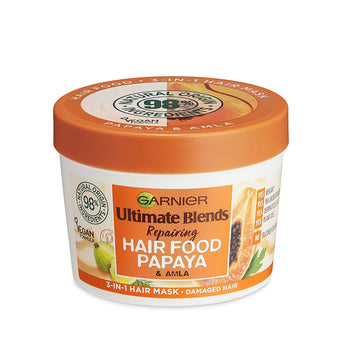 Garnier Ultimate Blends Hair Food Papaya 3-in-1 Damaged Hair Mask Treatment 390ml