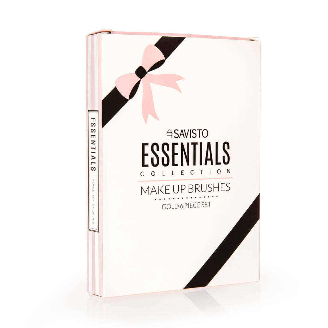 Savisto Essentials Uk Makeup Brushes Set Gold 6 Brushes Included
