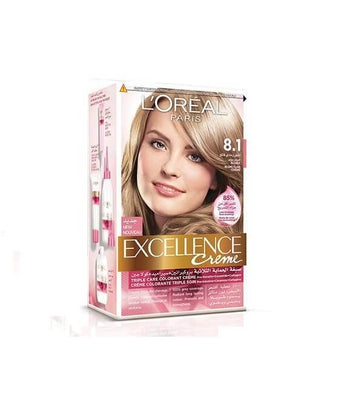 LOreal Excellence Creme - 8.1 Ash Light Blonde