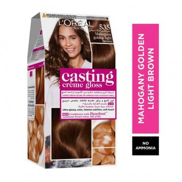 Loreal Paris Casting Creme Gloss 535 Mahogany Golden Light Brown