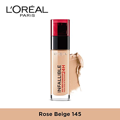 L'Oreal Paris Infallible 24H Liquid Foundation ( 145 Rose Beige )