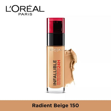 L'Oreal Paris Infallible 24H Liquid Foundation 150 Radiant Beige