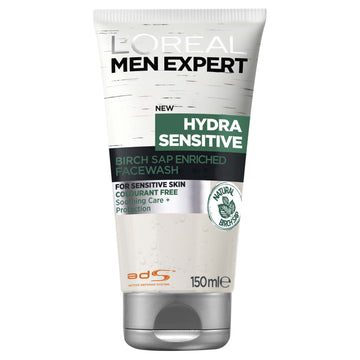 Loreal Paris Men Expert Hydra Sensitive Skin Birch Spa Enriched Face Wash 150ml