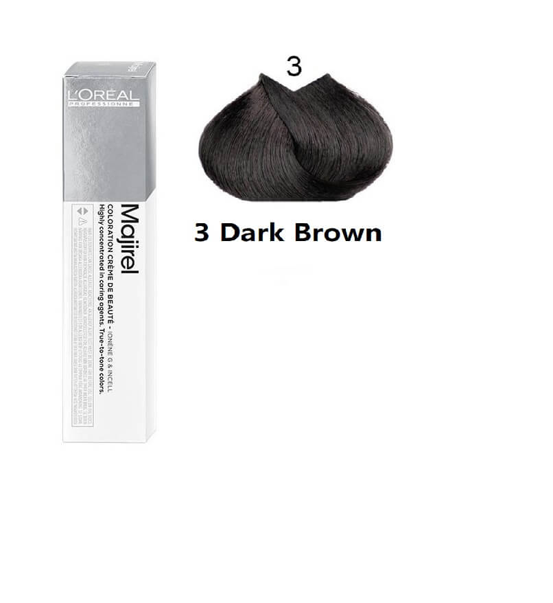 Loreal Professionnel Majirel 3 Dark Brown 50ml