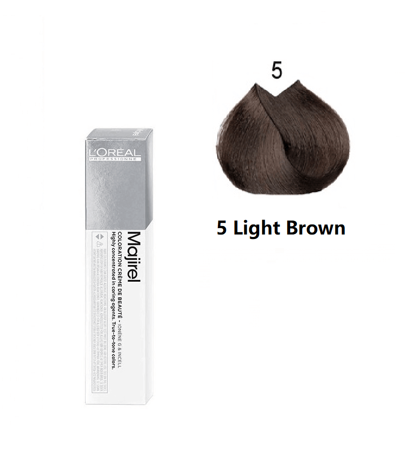 Loreal Professionnel Majirel 5 Light Brown 50ml