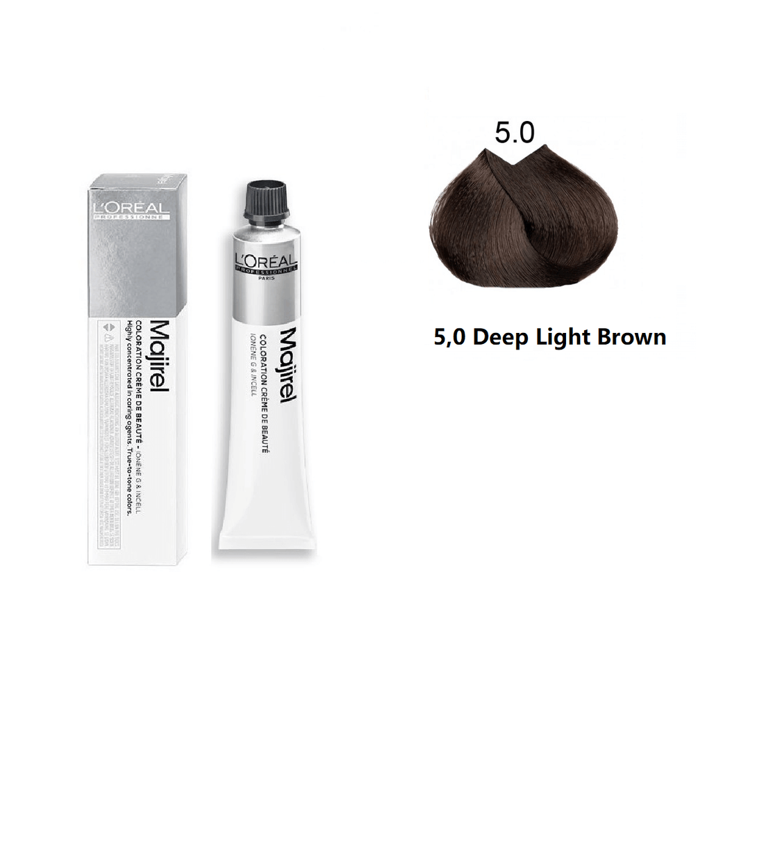 Loreal Professionnel Majirel 5.0 Deep Light Brown 50ml