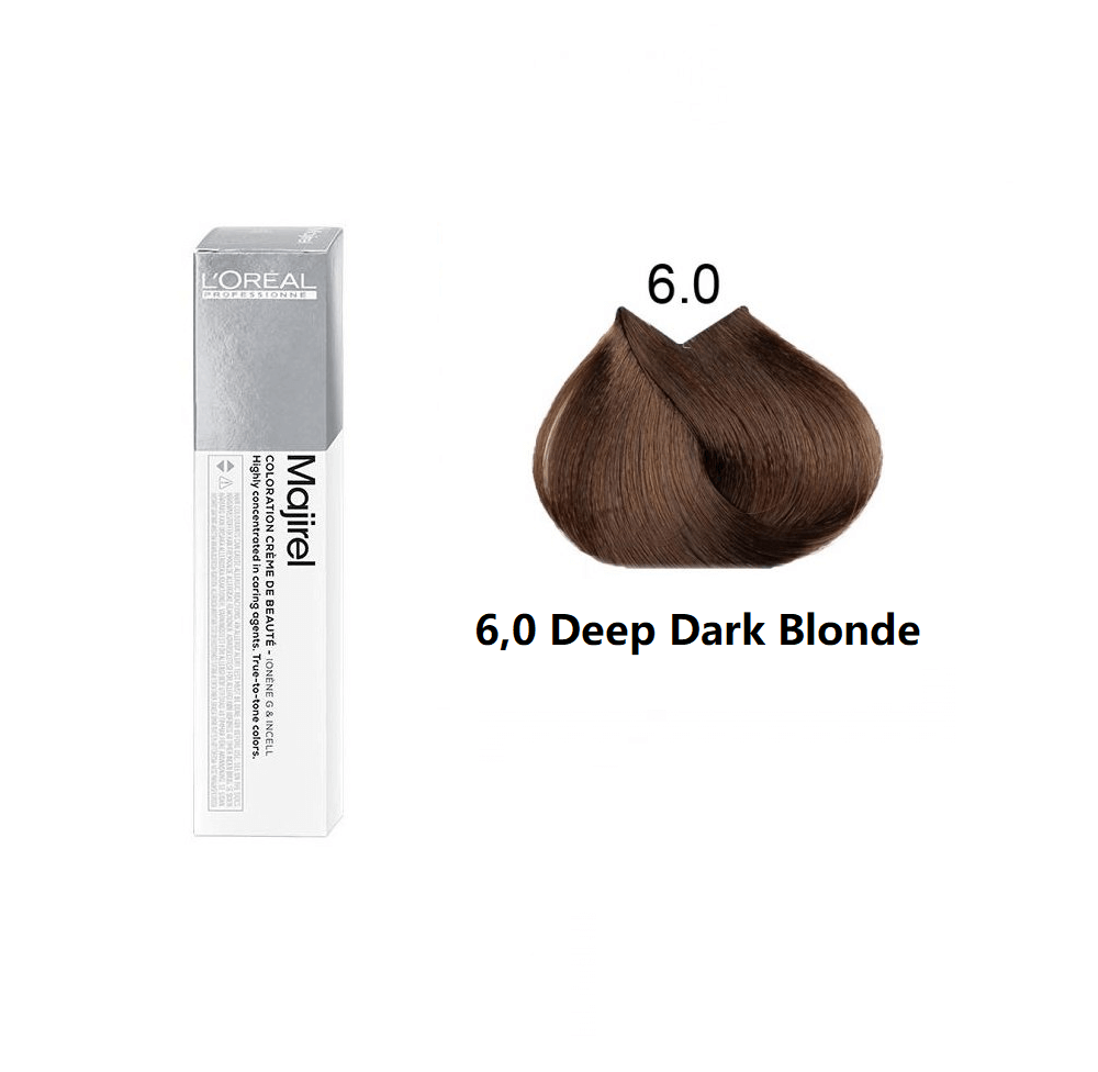 Loreal Professionnel Majirel 6.0 Deep Dark Blonde 50Ml