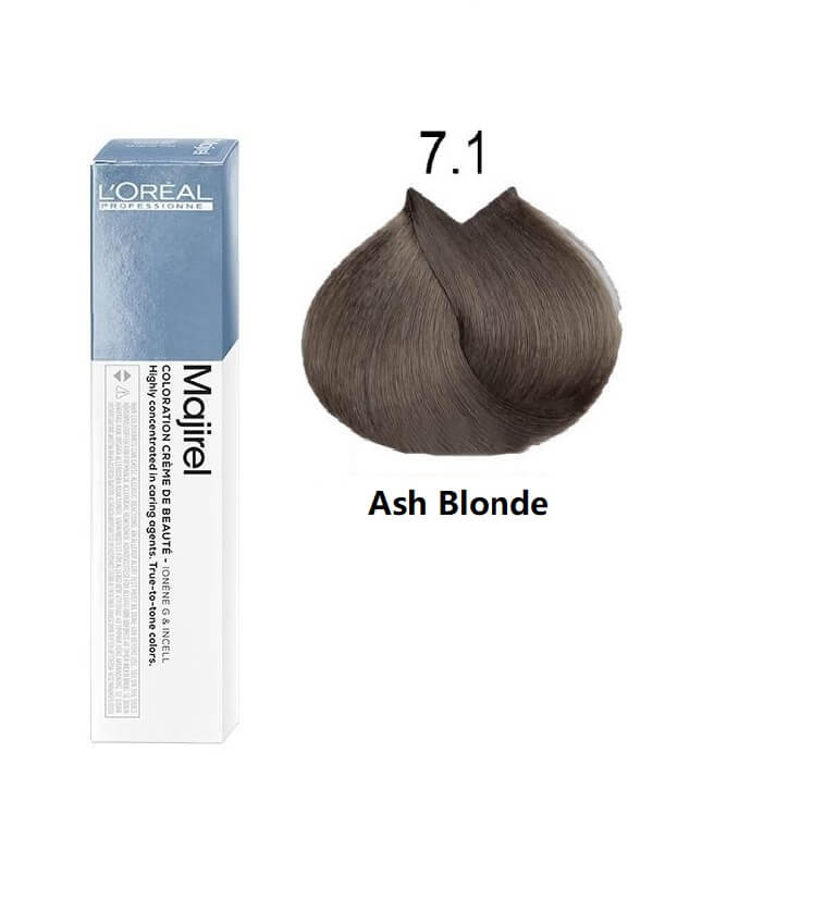 Loreal Professionnel Majirel 7.1 Ash Blonde 50M