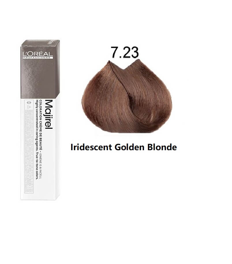 Loreal Professionnel Majirel 7.23 Iridescent Golden Blonde 50ml