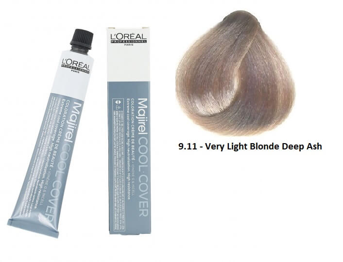 Loreal Professionnel Majirel Cool Cover 9.11 Very Light Blond Deep Ash 50ml