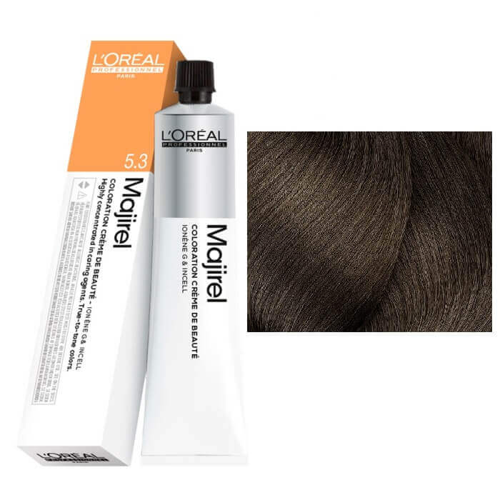 Loreal Professionnel Majirel 5.3 Light Golden Brown 50Ml