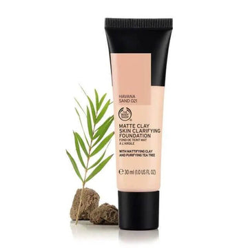 The Body Shop Matte Clay Skin Clarifying Foundation Havana Sand 021
