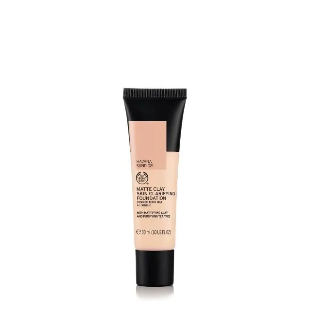 The Body Shop Matte Clay Skin Clarifying Foundation Havana Sand 021