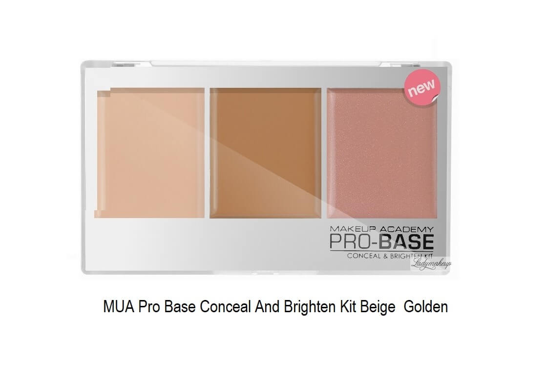 MUA Pro Base Conceal And Brighten Kit Beige Golden