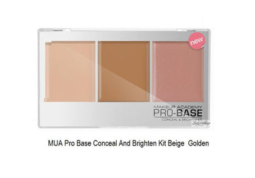 MUA Pro Base Conceal And Brighten Kit Beige  Golden