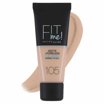 Maybelline Fit Me Matte And Poreless Foundation 105 Natural Ivory