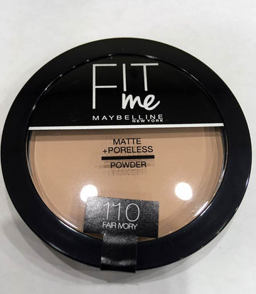 Maybelline Fit Me Matte And Poreless Powder 110 Fair Ivory