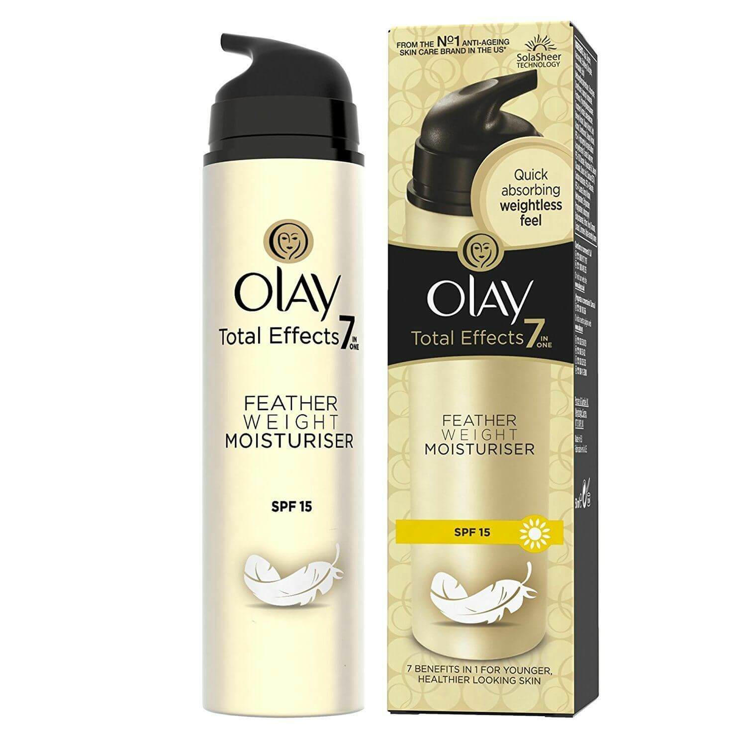 Olay Total Effects 7 Feather Weight Moisturiser SPF 15 50 ml