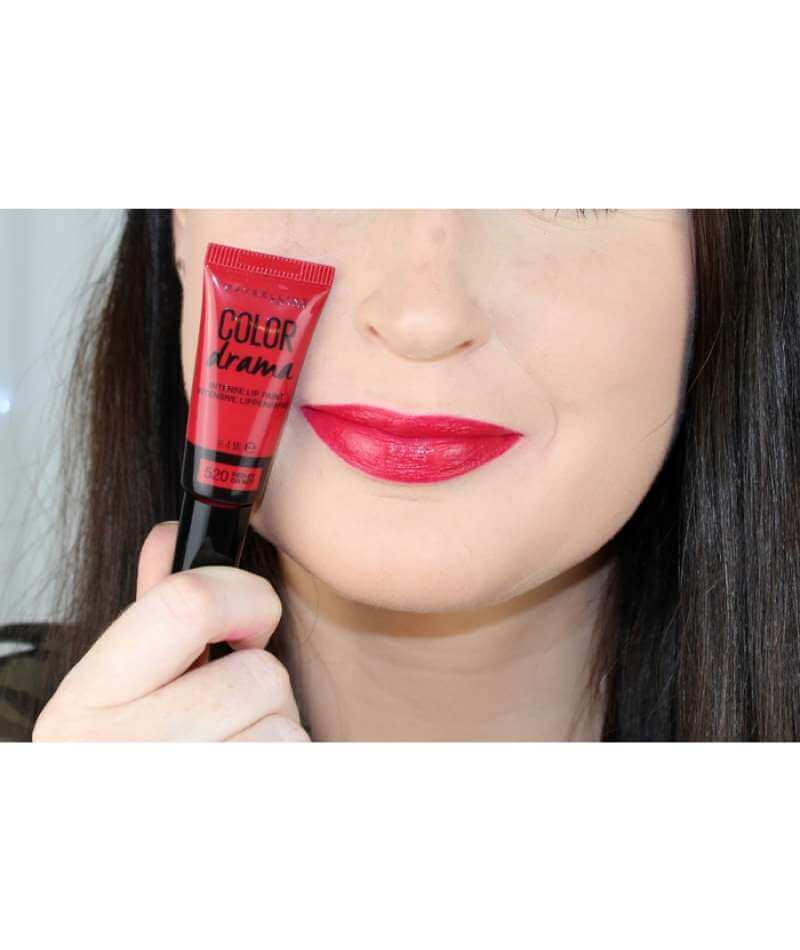 Maybelline Color Drama Lip Paint 520 Red Dy Or Not