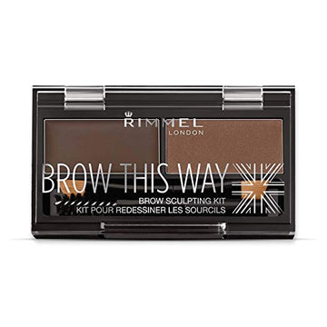 Rimmel Brow This Way Pallete Dark Brown