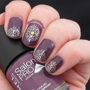 Rimmel Nail Polish Salon Pro 616 warefor art thou Aubrgine