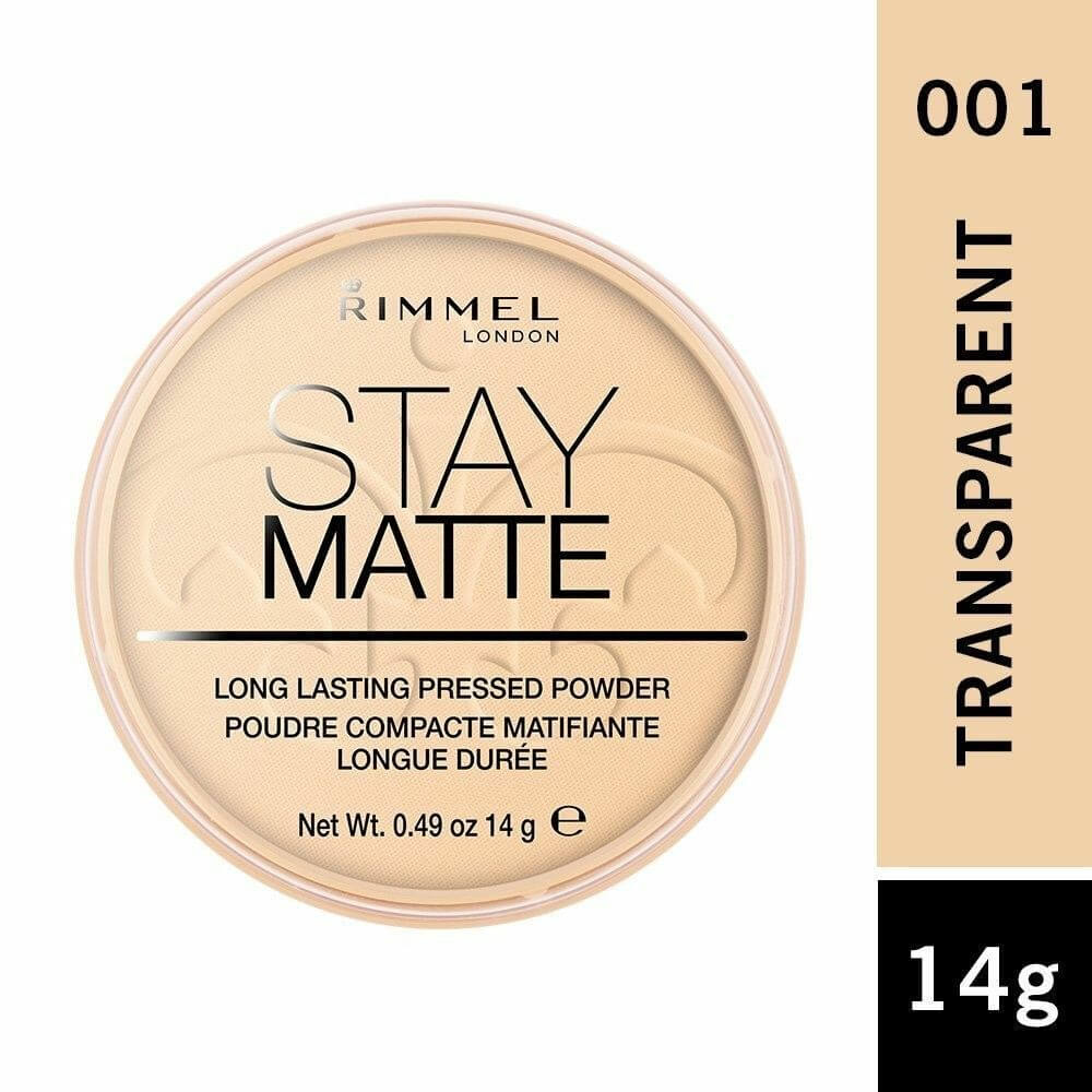 Rimmel Stay Matte Face Powder 001 Transparent