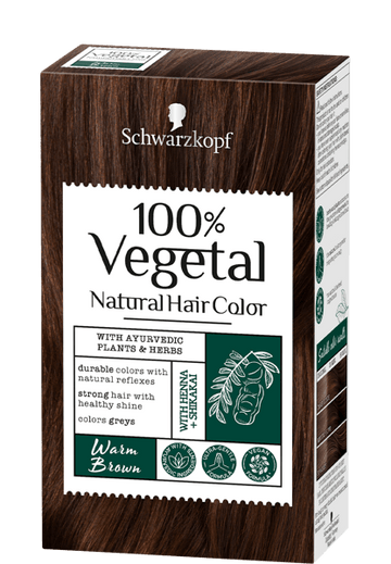 Schwarzkopf 100% Vegetal Natural Hair Color Powder Warm Brown