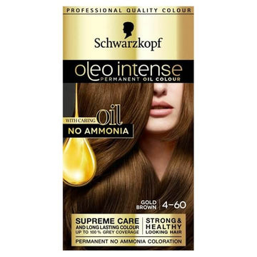 Schwarzkopf OLEO Intense Permanent Color 4-60 Gold Brown