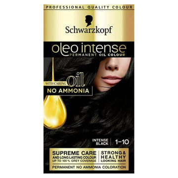 Schwarzkopf Oleo Intense Permanent Hair Color 1-10 Black