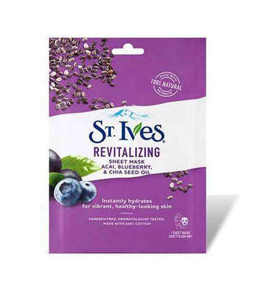 Stives Sheet Mask Revitalising Blueberry