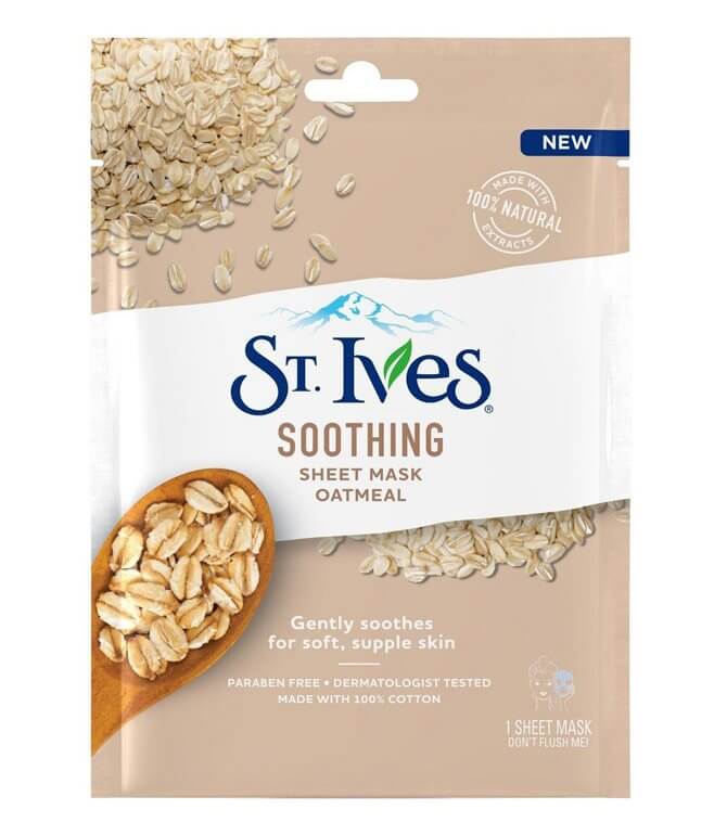 Stives Sheet Mask Soothing Oatmeal
