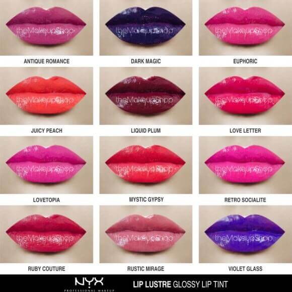 Nyx Lip Lustre Glossy Lip Tint LLGT10 Lovetopia
