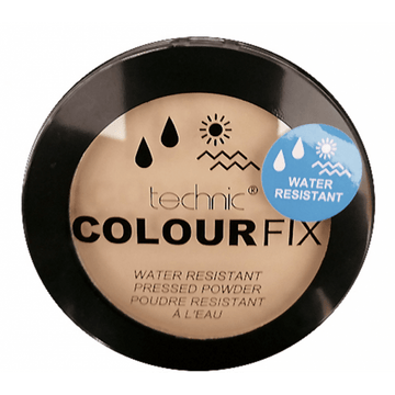 Technic Color Fix Water Resistant Pressed Powder Shade Almond