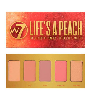 W7 Lifes A Peach Blusher palette