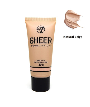 W7 Sheer Foundation - Natural Beige